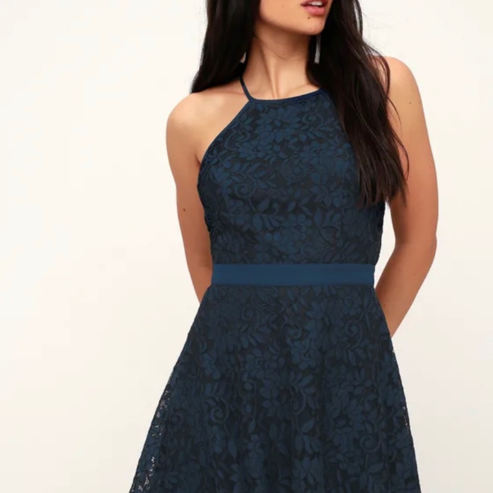 Lulu’s Navy Blue Dress